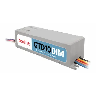 BODINE Generator Transfer Device: Fluorescent/Incandescent/LED, 120 to 277V AC - Generator Transfer Devices for Emergency Ballasts & Drivers