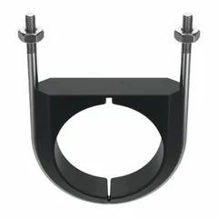 This vibration dampening U-bolt is designed for securing 6-inch pipe in industrial piping systems. It features a 5/8"-11 thread and a 7 3/4-inch inside height, with a plain finish. Commonly used in HVAC, plumbing, and process lines to reduce vibration transmission and mechanical stress.