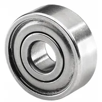 TRITAN Radial Ball Bearing: R14, Dbl Shield, 7/8 in Bore, 1 7/8 in OD, 0.5 in Wd, Alloy Steel Ring (MPN R14 ZZ PRX)