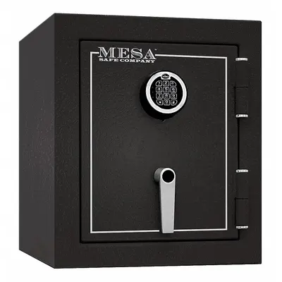MESA SAFE Safe: Digital Combo Lock, 1.7 cu ft Capacity, Steel, 20 in H x 17 1/4 in W x 23 in D - Free-Standing Security Safes