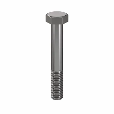 LINDSTROM Hex Head Cap Screw: Steel, Class 10.9, Plain, M8, Metric, 55 mm lg, Partially Threaded - Class 10.9 Steel Hex Head Cap Screws