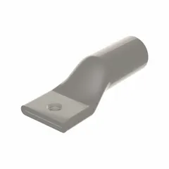 One-hole compression lug for terminating 3/0 AWG aluminum wire. Features a 1/2 in stud size and standard barrel. Used in electrical power connections for industrial panels, switchgear, and heavy equipment.