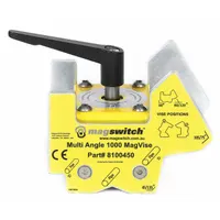MAGSWITCH Fixturing Vise: 45°_60°_75°_90°_105°_120°_135°, 1,000 lb Max Pull (MPN 8100450)