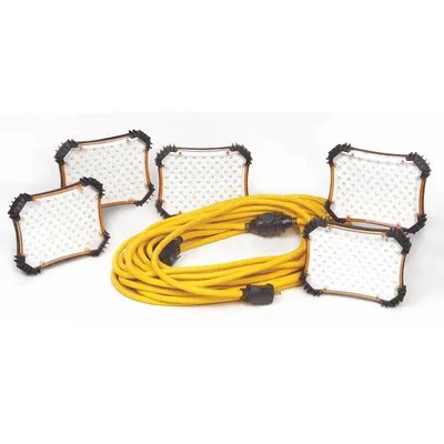 SOUTHWIRE Temporary Job Site Light Stringer: LED, Corded, String Light, 50 ft Power Cord Lg - String Lights