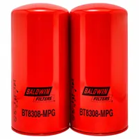 BALDWIN FILTERS Hydraulic Filter: Hydraulic Fluid, 1 1/2"-16 Thread Size, Spin-On, Cellulose (MPN BT8308-MPG KIT)