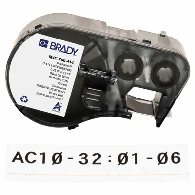 BRADY M4C-750-414 Continuous Label Roll Cartridge - Brady Continuous Label Roll Cartridges
