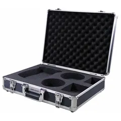 This carrying case is designed to transport and store compatible scales in material handling environments. It accommodates manufacturer part number HCB 153 and measures 18 inches in overall width and 5 inches in overall height.