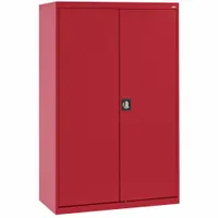 SANDUSKY Shelf Cabinet: 46 in x 24 in x 72 in, 4 Shelves, Recessed Handle & Keyed, 22 ga Panel, Adj (MPN EACR462472-01)