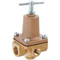 WATTS Water Pressure Regulator: FNPT x FNPT, 1/4 in Pipe Size, Brass, 10 psi to 125 psi, NPT x NPT (MPN 1/4 LF263A 10-125)
