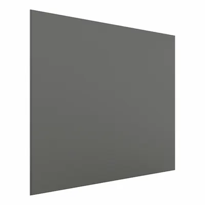 HADRIAN Partition Panel: Stainless Steel, Powder-Coated, Slate, 58 in Ht, 58 in Wd - Panels & Panel Posts for Bathroom Partitions