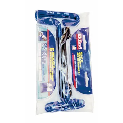 EKLIND Hex Key Set: 6 - 10 Pieces, Hex-T 9 Inch, T, Metric, Std End, Extra Long - T-Shaped Hex Key Sets