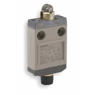 OMRON Roller Plunger Limit Switch: Roller Plunger, Metallic, Momentary - Top-Mount Roller-Plunger Limit Switches