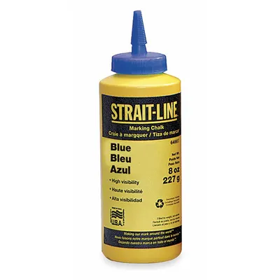 IRWIN Marking Chalk: Blue, Std, 8 oz Size, Flip-Top Cap - Standard Marking Chalks