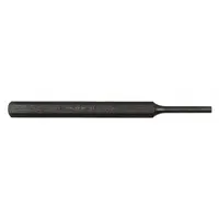 Pin Punch: 3/16 in Tip Dia, 5/16 in Shank Wd, 1 1/4 in Taper Lg, 5 1/4 in Overall Lg, Hexagon, Steel (MPN 21004)