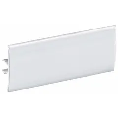 This label clip is a 40 mm x 40 mm connector made of gray Plastic PVC. It is used to attach identification labels to industrial equipment, cables, or panels in manufacturing, electrical, and automation environments.