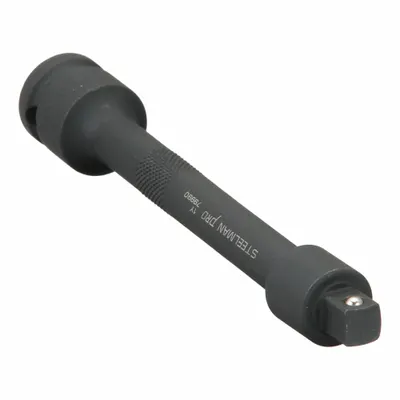 STEELMAN PRO Impact Socket Extension: 1/2 in Input Drive Size, 3/8 in Output Drive Size - 1/2" Drive Flex Impact Socket Extensions