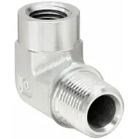 PARKER Metal Pipe Elbow: 3/4 in x 3/8 in, Male NPT Threaded x Female NPT Threaded, 3,000 psi, Steel (MPN 3/4 X 3/8 CD-S)