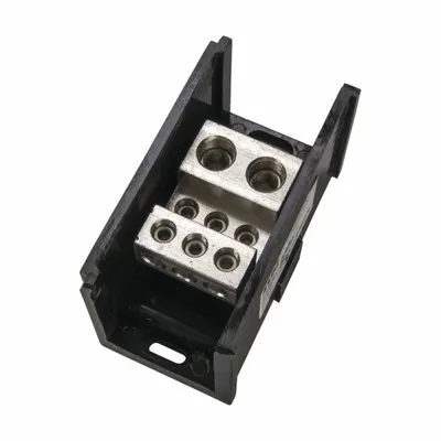 POLARIS Power Distribution Block: Open, Lug, Lug - Open Blocks with Lugs