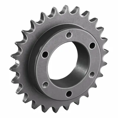 TSUBAKI Sprocket: For 40 Chain, 26 Teeth, 4.148 in Pitch Dia, 4.42 in Outside Dia - Size 40 Bushed-Bore Roller Chain Sprockets