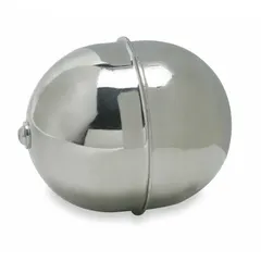 This stainless steel threaded float features a cylindrical body with an external 1/4"-20 thread for mounting. It is used as a buoyant level-sensing component in tanks and reservoirs for pump control, sump alarms, and liquid-level automation.