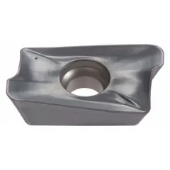 Parallelogram indexable milling insert with positive rake geometry and AH140 grade coating for wear resistance. Designed for general-purpose milling of steel and cast iron in roughing and semi-finishing operations.
