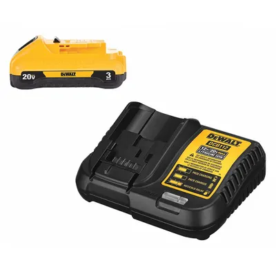 DEWALT Battery Pack: 20V MAX*, 3 Ah, Battery Included, Charger Included - DEWALT Cordless Tool Batteries