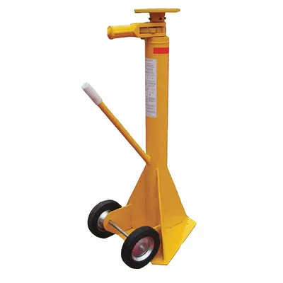 DAYTON Trailer Stabilizing Jack: Ratchet, 40,000 lb Max Lifting Capacity, 44 1/2 in Min Lift Ht - Ratchet-Operated Trailer-Stabilizing Jacks