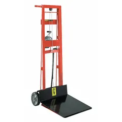 APPROVED VENDOR Platform Lift Truck, 750 lb Capacity, Steel, 22 in L x 22 in W Platform, 5 3/4 in to 54 in Lift Range, 260016