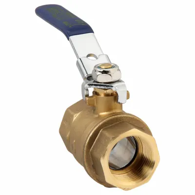 OEM Manual Two-Way Ball Valve: 1 in - Brass Ball Valves with Drain