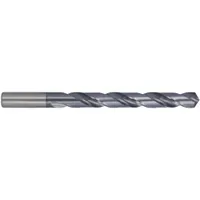 General-purpose jobber-length drill bit for drilling precise holes in metal, wood, and plastics. Features a 118° point angle and TiCN-coated high-speed steel construction for improved wear resistance and cutting speed. Suitable for production machining and maintenance tasks