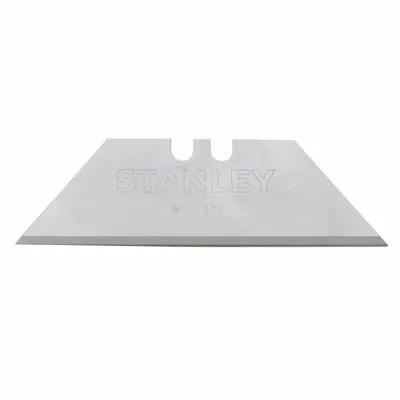 STANLEY Utility Blade: 2 7/16 in Blade Lg, 3/4 in Blade Wd, 0.024 in Blade Thick - Straight-Edge Standard-Tip Replacement Utility Blades