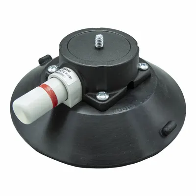 WOOD'S POWR-GRIP Threaded Stud Suction Cup Mount - Suction-Cup Equipment Holders