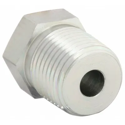 AEROQUIP Hydraulic Hose Adapter: 1/2 in x 1/8 in Fitting Size, Male x Female, NPTF x NPTF - NPTF-to-NPTF Steel Hydraulic Hose Adapters
