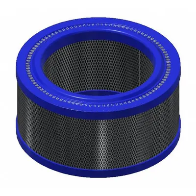 SOLBERG Pleated Filter: Fiberglass, 2.31 in Overall Ht, 3 in Inside Dia, 4 5/16 in Outside Dia - Air Filter Replacement Elements