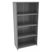 TENNSCO Metal Shelving: Standalone, Light-Duty, 36 in x 18 in, 72 in Overall Ht, 5 Shelves (MPN ESPC-1836)