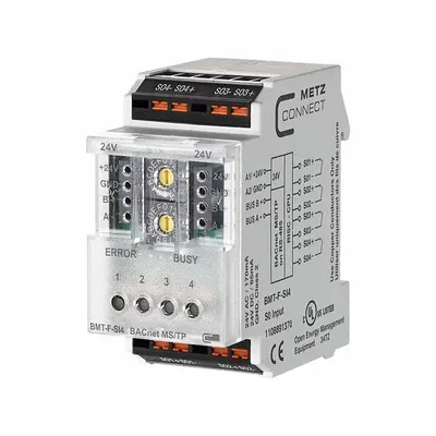 METZ CONNECT MSTP Module: C-Logline, BACnet MS/TP, DIN Rail Mounting, 1108891370 - Modules for Metz Connect Controllers