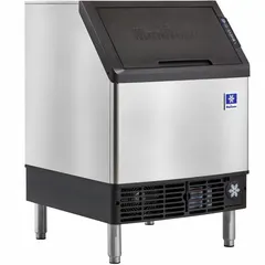 Water-cooled undercounter ice machine producing 250 lb of dice ice per day. Dimensions: 38 1/2 in Ht, 26 in Wd, 28 1/2 in Dp. Suitable for commercial kitchens, bars, and restaurants requiring a compact ice production unit.
