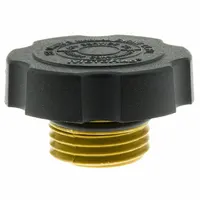 Oil Filler Cap: Threaded, 1 19/64 in Neck Dia, 1 3/8 in Neck Lg, 2 11/32 in Cap Dia, Plastic (MPN MO105)