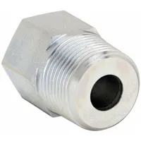 PARKER Metal Pipe Straight: Straight, Steel, 1/4 in x 1/8 in, 6,000 psi (MPN 1/4X1/8PTR34MS)