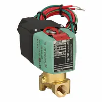 REDHAT Solenoid Valve: 2-Way, Normally Closed, 1/4 in Pipe Size, 100 to 240V AC/DC, High Flow (MPN 8262R208)