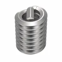 HELI-COIL Helical Insert: Tanged Tang Style, Screw-Locking, #10-24 Thread Size, Plain, Plain, 100 PK (MPN A3585-3CN380)