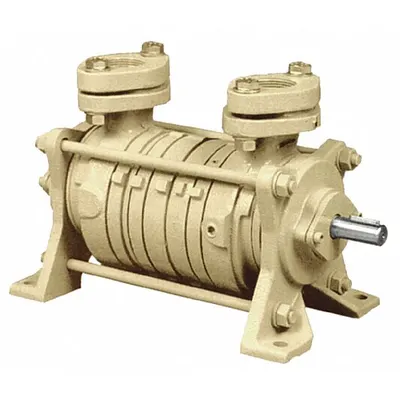 DEKKER VACUUM TECHNOLOGIES Liquid Ring Vacuum Pump: Monoblock, 2 Stage, 100 cfm, 28 in Hg Max Vacuum - 2-Stage Monoblock Liquid Ring Vacuum Pumps