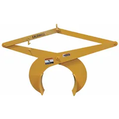 Pipe tongs for lifting and positioning steel pipes. Working load limit of 2,000 lb. Suitable for pipe handling in industrial material handling applications.