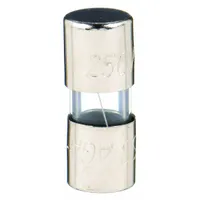 BUSSMANN Fuse: AGA Series, Fast-Acting, 5 A, 125 V AC, 1/4 in x 5/8 in (MPN AGA-5)