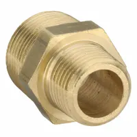 LEGRIS Metal Pipe Straight: Straight, 3/4 in x 1/2 in, Male BSPT Threaded x Male BSPT Threaded (MPN 0121 27 21)
