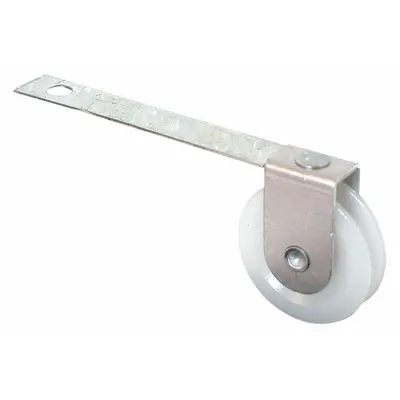 PRIME-LINE Roller: Roller, 5 7/16 in Overall Ht, 5 7/16 in Overall Lg, 3 13/16 in Overall Wd - Screen Door Hardware