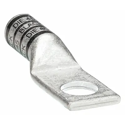OEM Compression Lug: 1/2 in Stud Size, 2/0 AWG – 2/0 AWG For Wire Sizes, Stranded Wire Type - One-Hole Compression Lugs