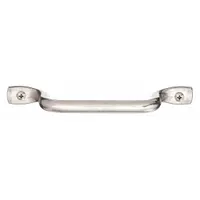 MONROE PMP Pull Handle: Unthreaded Holes, Stainless Steel, Silver, 5/16 in Screw Size, 0.63 in (MPN PH-0205)