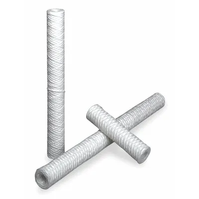 Parker Water Filter Cartridge: 5 micron, String Wound, 15 gpm, Polypropylene, 30 in Overall Ht - String & Blanket Wound Water Filter Cartridges