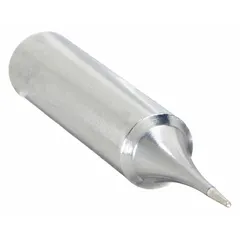 Bevel-shaped soldering tip for precision soldering tasks. 0.5 mm width and 13.5 mm length suitable for fine electronic assembly and surface-mount component soldering. Compatible with HAKKO model 907 soldering irons.
